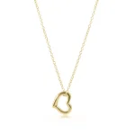 Enewton Egirl 14” Necklace Gold - Love Gold Charm